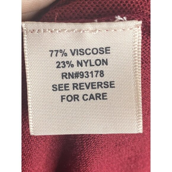 Philosophy Woemens‎ 3/4 Sleeve V-neck Red Shirt Size Medium - Picture 5 of 6